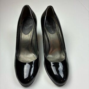 Cole Haan Black Patent Leather Wedges